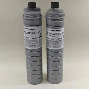 New Ricoh 6110D 841332 Black Toner Cartridge Set of 2 - Picture 1 of 6