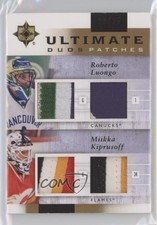 2011 Ultimate Collection Duos Jerseys /25 Roberto Luongo Miikka Kiprusoff Patch