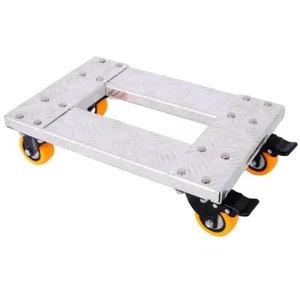 Tidoin 4-Wheels General Use Dolly 800 lbs. Load Capacity Aluminum Heavy-Duty - Picture 1 of 6
