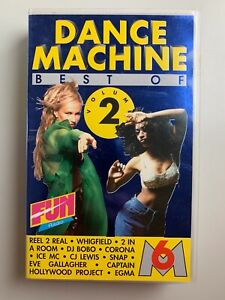 RARE K7 VIDEO VHS DANCE MACHINE BEST OF VOLUME 2