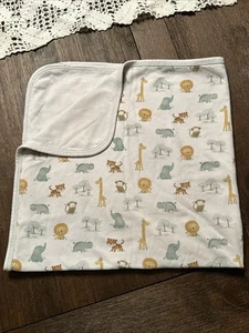 Kissy Kissy 2 Ply Puma Cotton Lion Monkey Tiger Giraffe Elephant Hippo Blanket - Picture 1 of 7