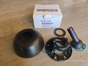 Fanimation Ceiling Fan Sloped Ceiling Kit 1" SCK1-52DZ DarkBronze for Damp loc - Picture 1 of 6