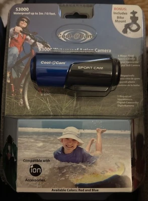ION Cool-iCam S3000 Sport Cam Camera Waterproof Factory Sealed 2013 - Image 1 of 3