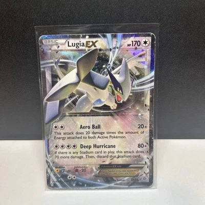Lugia EX 68/98 Pokémon Tcg XY Orígenes Antiguos Ultra Raro HP DMG Foto 1 de 2
