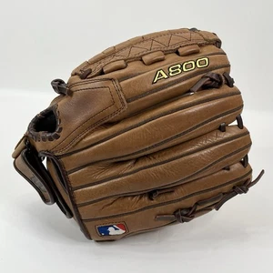 Guante de béisbol Wilson A800 RHT 12,5" cuero ECCO doble bisagra A0802 XLC COMO NUEVO - Imagen 1 de 13