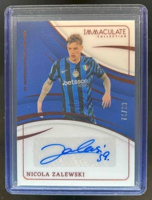 2024-25 Immaculate Nicola Zalewski Auto #74/99 Milano - Image 1 of 2