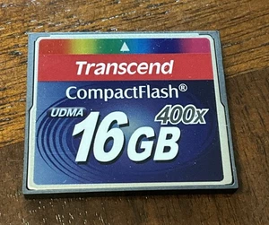 1pcs 16gb Transcend speed 400x compactflash  memory card for NIKON CANON  CF cam - Picture 1 of 1