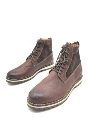 LUMBERJACK Botas De Cuero Marrón Para Hombre T.45 US.12 UK.11 - Imagen 1 de 4