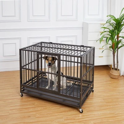 48 in Dog Crate for Medium and Large Dog Heavy Duty Dog Cage Kennel - Image 1 of 4