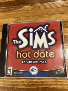 Vintage The Sims Hot Date Expansion Pack For PC Video Game - Picture 1 of 5