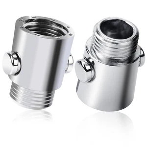 2 Stück Duschkopf Absperrventil Knopf Typ Wasserdurchfluss Regelventil G1/2 Univ - Bild 1 von 7