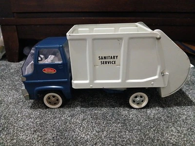 HERMOSO Y ORIGINAL CAMIÓN DE BASURA TONKA SERVICIO SANITARIO VINTAGE AÑOS 60  Foto 1 de 4