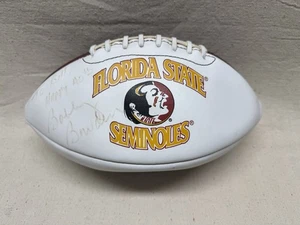 BOBBY BOWDEN SIGNED FLORIDA STATE SEMINOLES BADEN FOOTBALL PERSONALIZED - Picture 1 of 7