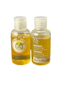 The Body Shop Moringa Shower Gel 60 ml (2 Fl Oz) NOS (Pack of 2) - Picture 1 of 2