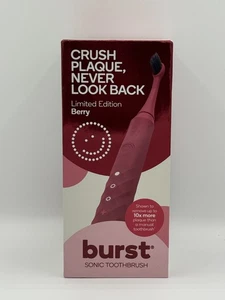 BURST - Sonic Toothbrush- Limited Edition Berry- 3 Modes - With Travel Case - Picture 1 of 7