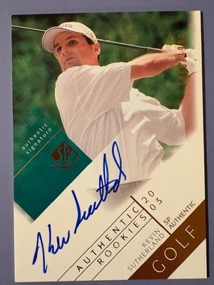 2003 Kevin Sutherland UD SP Authentic Rookies Auto - 1050/1999 - Image 1 of 2