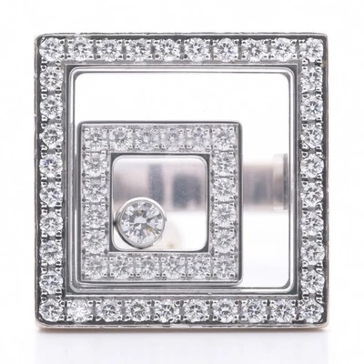 Chopard Happy Spirit Square Diamant Ring in 750er / 18 Kt. WG Gr.: 54 - Bild 1 von 4