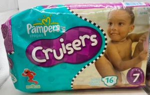 Vintage 2009 Pampers Cruisers size 7 16 diapers - Picture 1 of 1