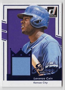 2016 Donruss Jersey Kings Studio Series Lorenzo Cain Jersey 1 Color #6