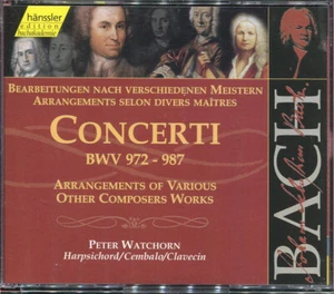 2 CD-BOX BACH CONCERTI BWV 972-987 PETER WATCHORN hänssler 2000 - Bild 1 von 3