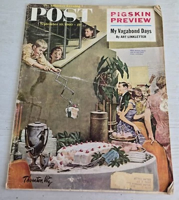 VTG. SATURDAY EVENING POST MAGAZINE SEPTEMBER 10 1960 - Image 1 of 4