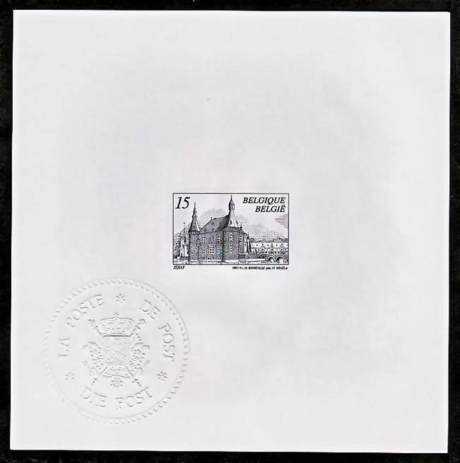 Belgium Sc1496 Tourism, Architecture, Castle, Jehay, Minister Proof.  - Image 1 of 1