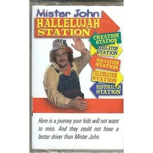 Mister John Hallelujah Station Cassette Tape 1996 10 Songs New Sealed Kids Bible - Foto 1 di 1