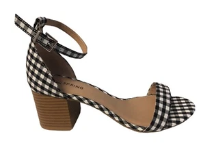 Call It Spring Women’s Stangarone-001 Open Toe Block Heel Ankle Strap Pumps - Picture 1 of 4