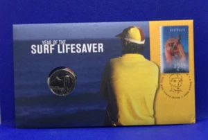 2007 Year of the Surf Lifesaver 20c coin PNC - UNC - Picture 1 of 2