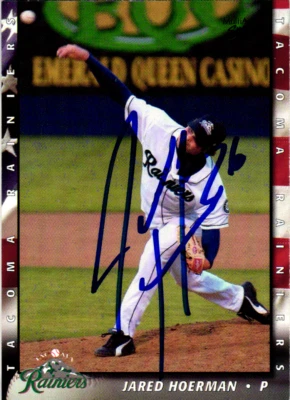 Jared Hoerman Signed 2004 MultiAd Tacoma Rainiers #13 Seattle Mariners - Image 1 of 2