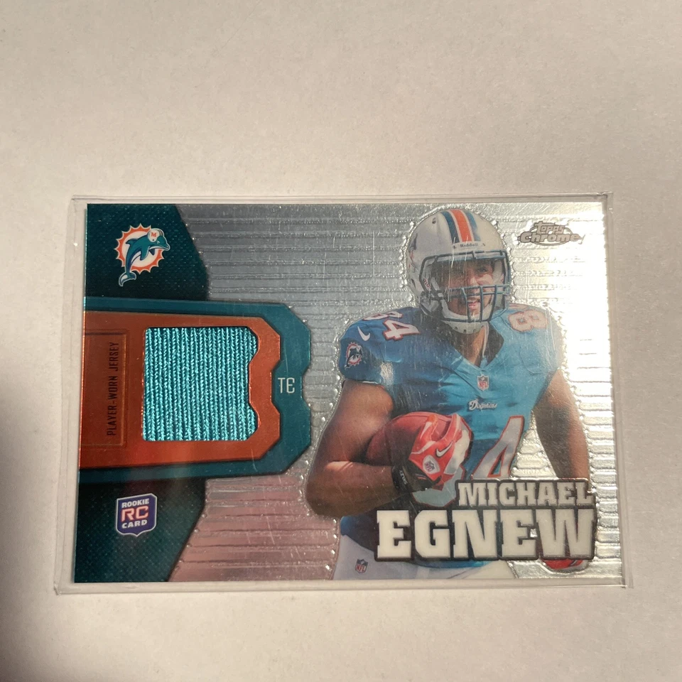2012 Topps Chrome Rookie Relics Refractors #RR16 Michael Egnew Jersey - Image 1 of 1