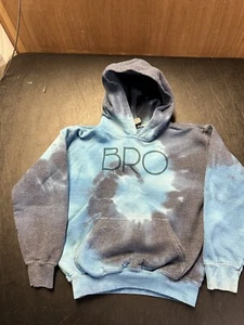 Bro Tie-Dye Graphic Print Logo Hoodie Youth Small - Picture 1 of 3