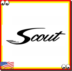 Scout Sport Fishing & Bay Boats vinyl cut decal sticker logo - Picture 1 of 2