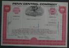 Penn Central Company 1975 100 Shares