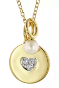VIVENTY Schmuck Damen-Kette mit 2 Anhängern Silber 925 Goldfarben 785052 - Bild 1 von 3