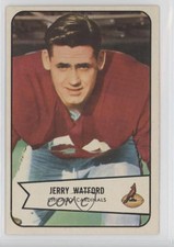 1954 Bowman Jerry Watford #107 Rookie RC