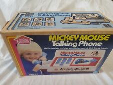 Vintage Hasbro Pre-School Mickey Mouse Talking Telephone SEALED