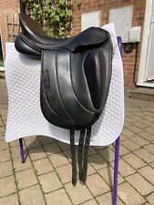 Albion Fabrento 17.5” M/W Monoflap Black Dressage Saddle