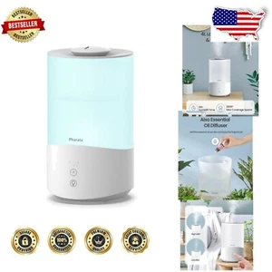Adjustable Mist Output Humidifier with Essential Oil Diffuser & Night Light - Picture 1 of 10
