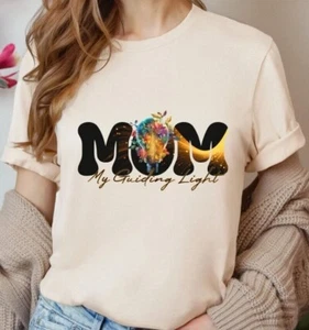 Our Mother's Day Collection 'MOM- My Guiding Light'- Beautiful and stylish Tee. - Picture 1 of 12