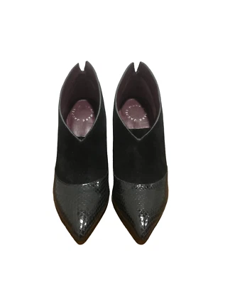 Scarpe Marc Jacobs in pelle nera da donna firmate scarpe alla moda Auth - Immagine 1 di 4