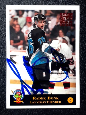 RADEK BONK AUTHENTIC AUTOGRAPH 1994 CLASSIC PRO PROSPECTS 94 NO 200      28755 - Image 1 of 2