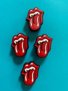 4 Lenguas Música Zapato Dije Enchufe Botón Pin Accesorios Compatible con Cocodrilo - Imagen 1 de 7