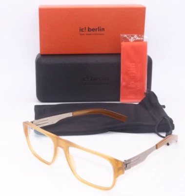 NUEVO IC! BERLÍN EDMIR A. GAFAS BRONCE NARANJA GUNMETAL MARCO AUTÉNTICO 55-20 Foto 1 de 4