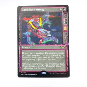 Come Back Wrong - MTG -Duskmourn: House of Horror - Nm Showcase - Picture 1 of 2