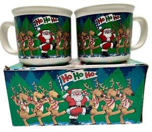 Juego de 2 tazas de café Ho Ho de Navidad - Imagen 1 de 5