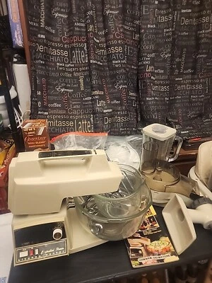 VINTAGE OSTER REGENCY KITCHEN CENTER MIXER BLENDER FOOD PROCESSOR LOT  - Image 1 of 4