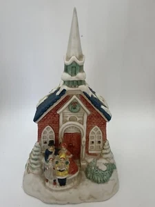 Vintage Brinn’s Musical Christmas House 4.3/4” x 8” - Picture 1 of 5