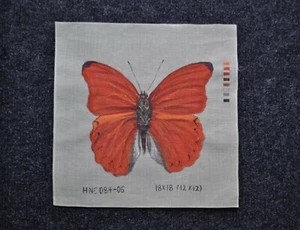 Lona pintada a mano punta pequeña Penélope Cymothoe Sangaris mariposa - Imagen 1 de 4