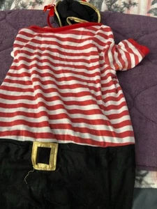 MARTHA STEWART PETS PIRATE DOG COSTUME SIZE LARGE - Picture 1 of 2